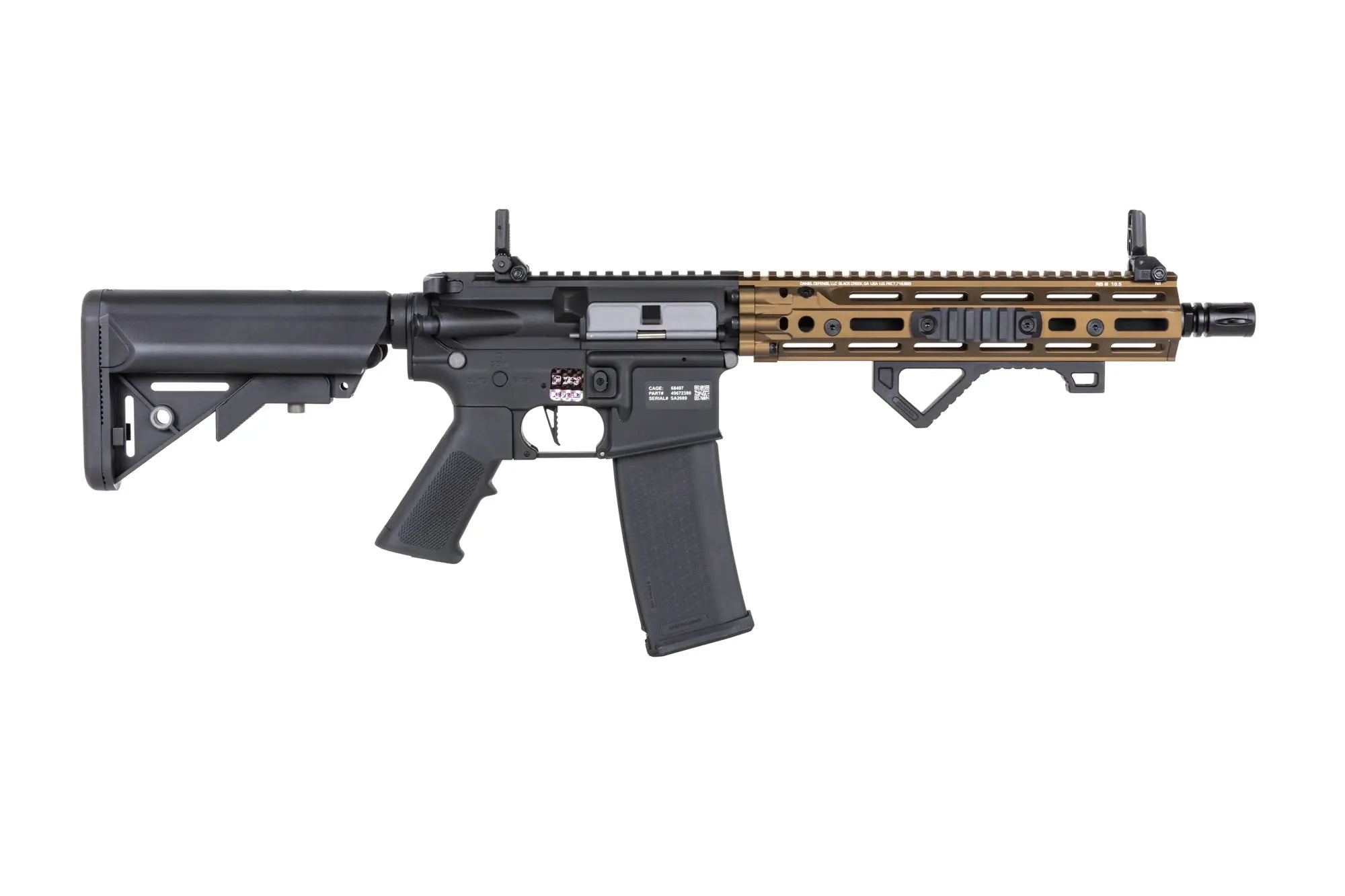 Specna Arms Daniel Defense® RIS III 10.5'' SA-C27 CORE™ HAL ETU™ Gen.2 Chaos Bronze airsoft Carbine-13