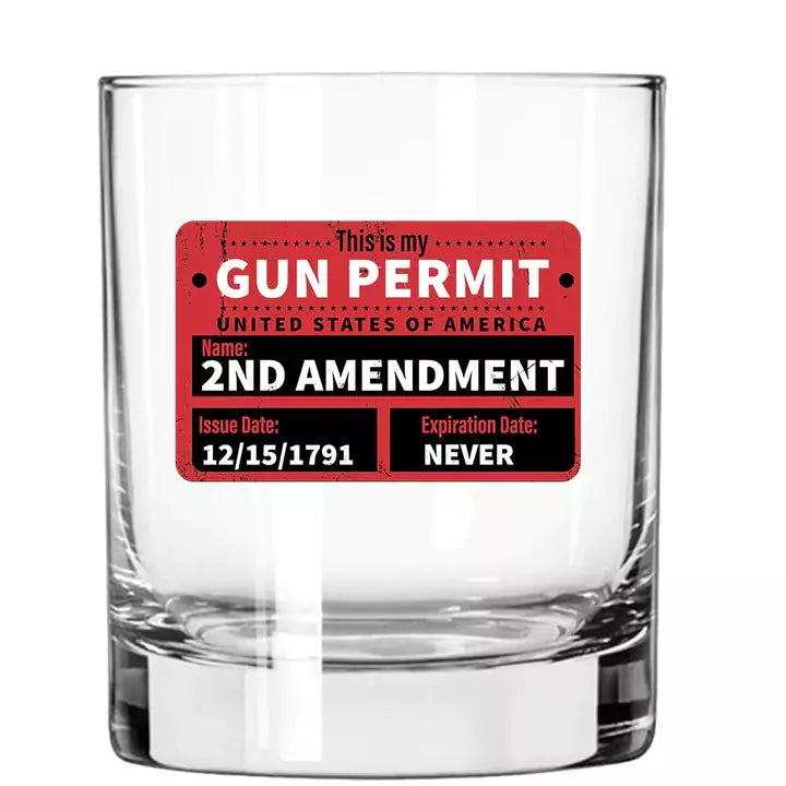 GUN PERMIT - Whisky Glass-1