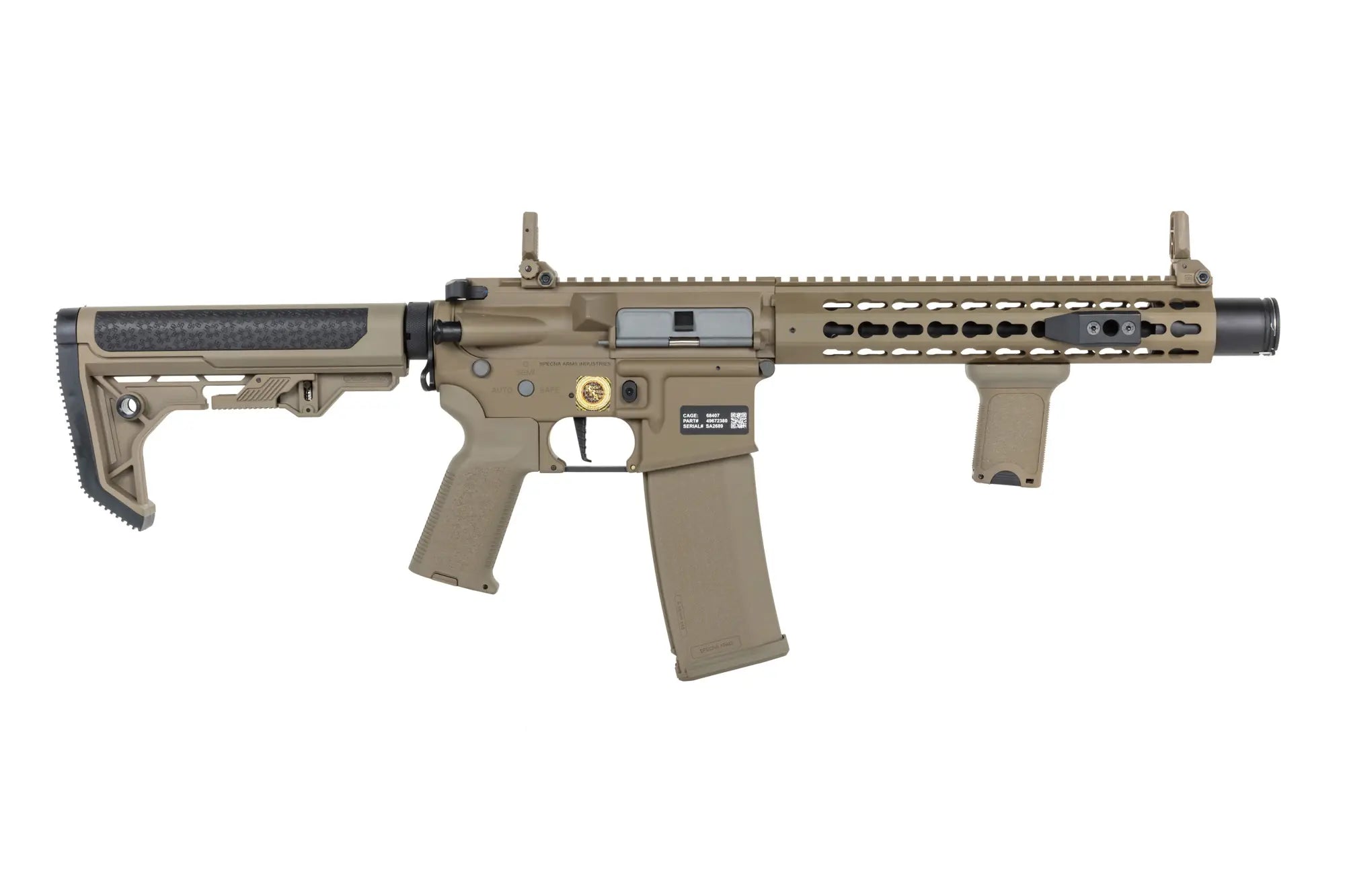 RRA SA-P07 PRIME HAL ETU Light Ops Stock Airsoft Replica High Torque Tan Version