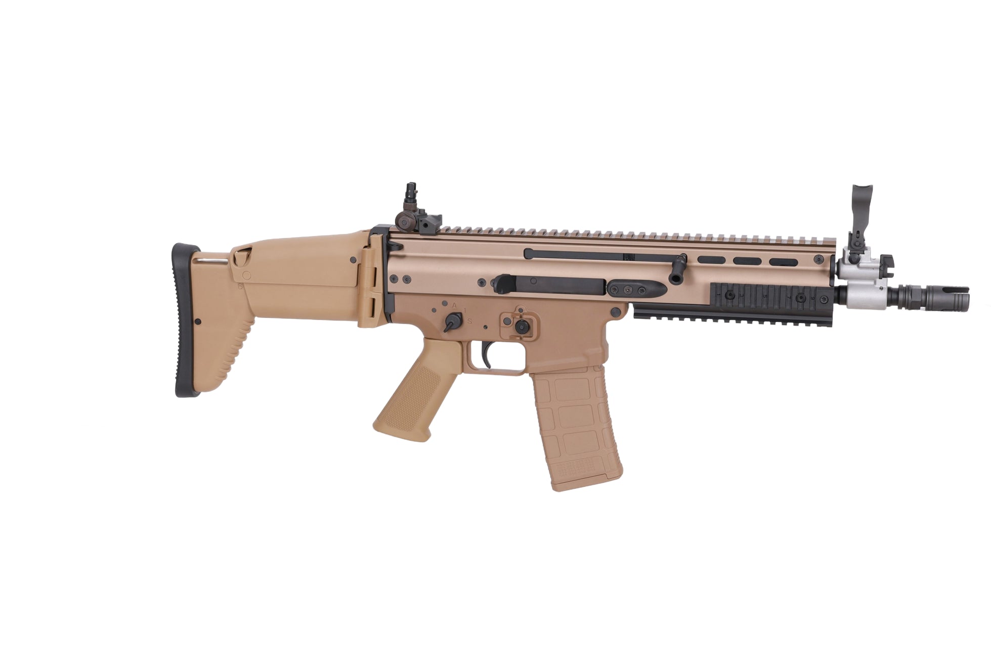GBBR SCAR-L MK2 Level 2 Tan airsoft Carbine