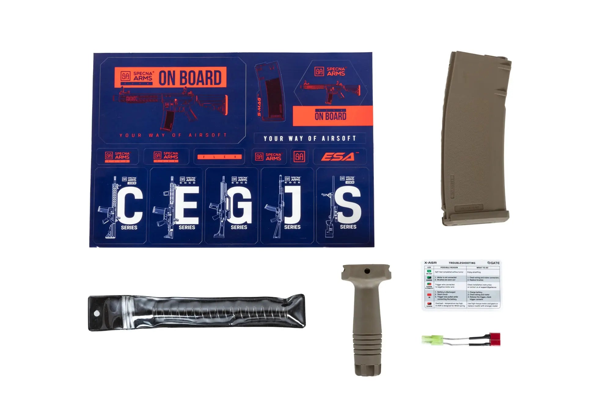 SA-F12 FLEX GATE X-ASR Half-Tan Airsoft Replica