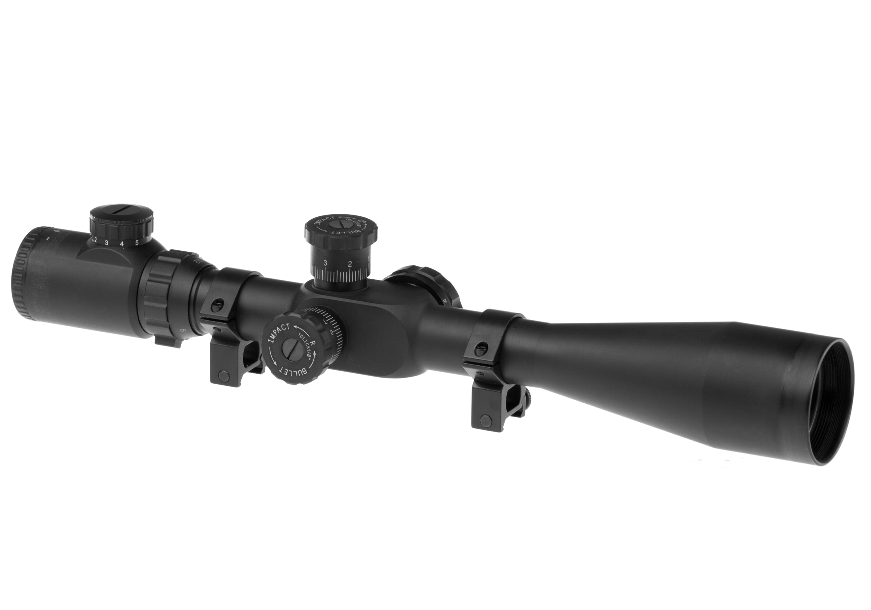 8-32x50E-SF Sniper Rifle Scope, Black