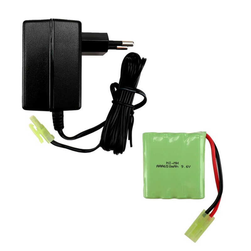 Battery & Charger for Torro T34, Tiger 1 and M-ATV