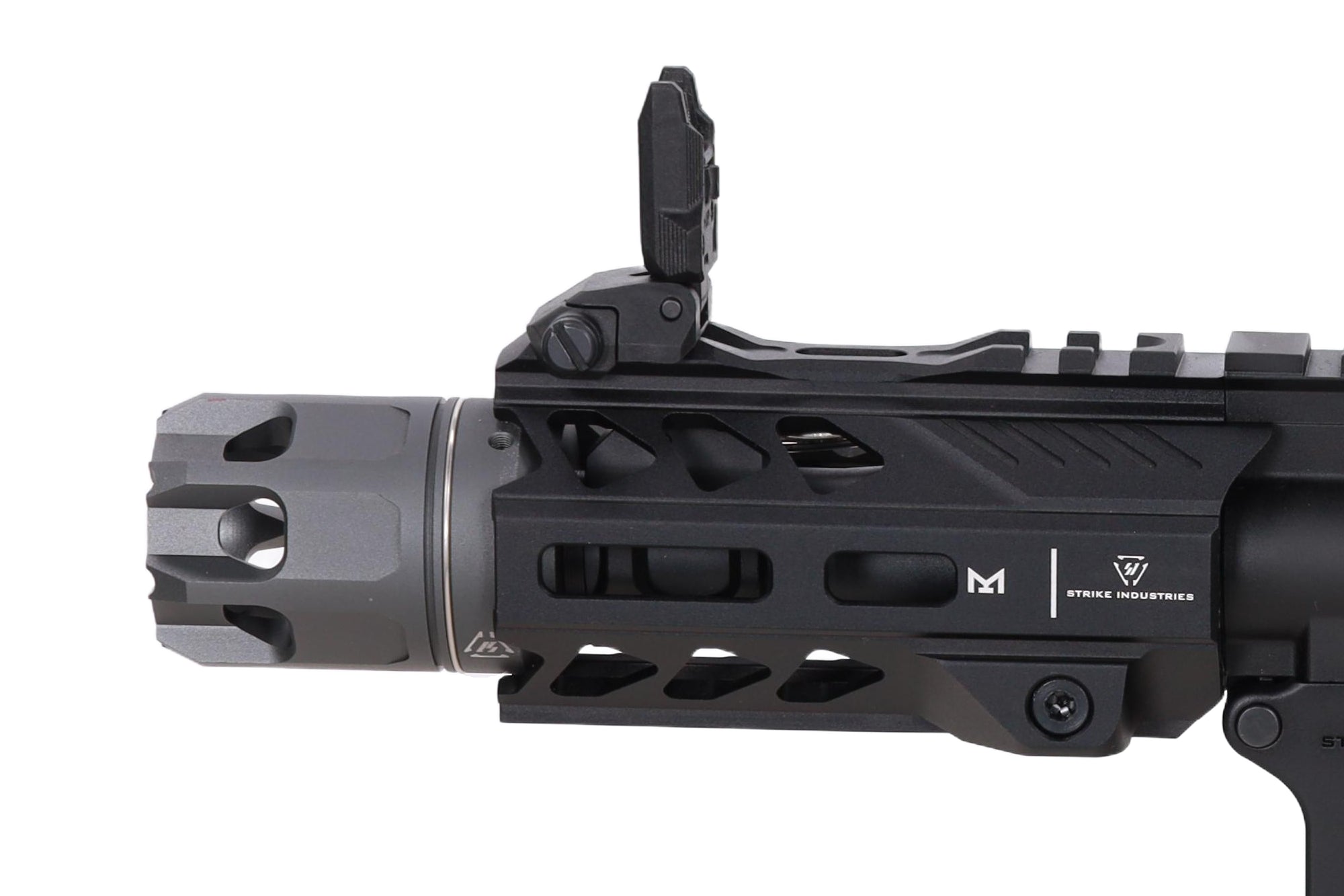 Strike Industries x EMG Raider PDW CGS CQB GBBR 4" Carbine – Black-16