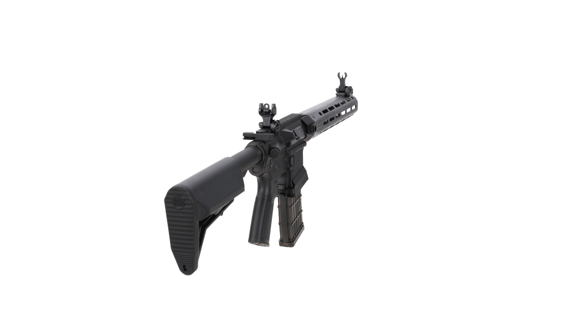 King Arms x Lancer Systems airsoft Carbine L15 LCH7 12" Real Carbon Black-9