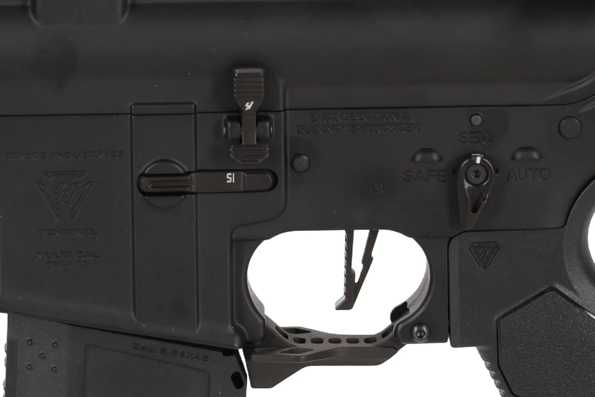 King Arms x Strike Industries Sentinel GRIDLOK® 11" Aster SE ETU airsoft Carbine Black-15