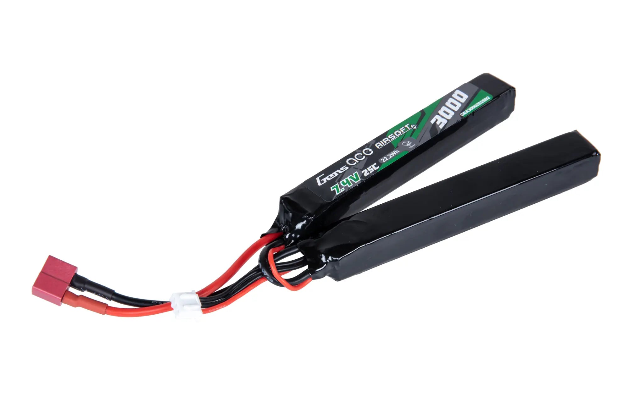 Li-Po 25C 3000mAh 2S2P 7.4V Deans 2 module battery