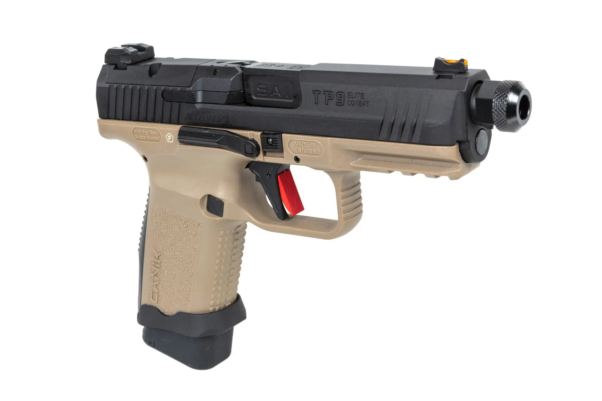 SAI Canik TP9 Elite Combat Gas airsoft Pistol | Half-Tan