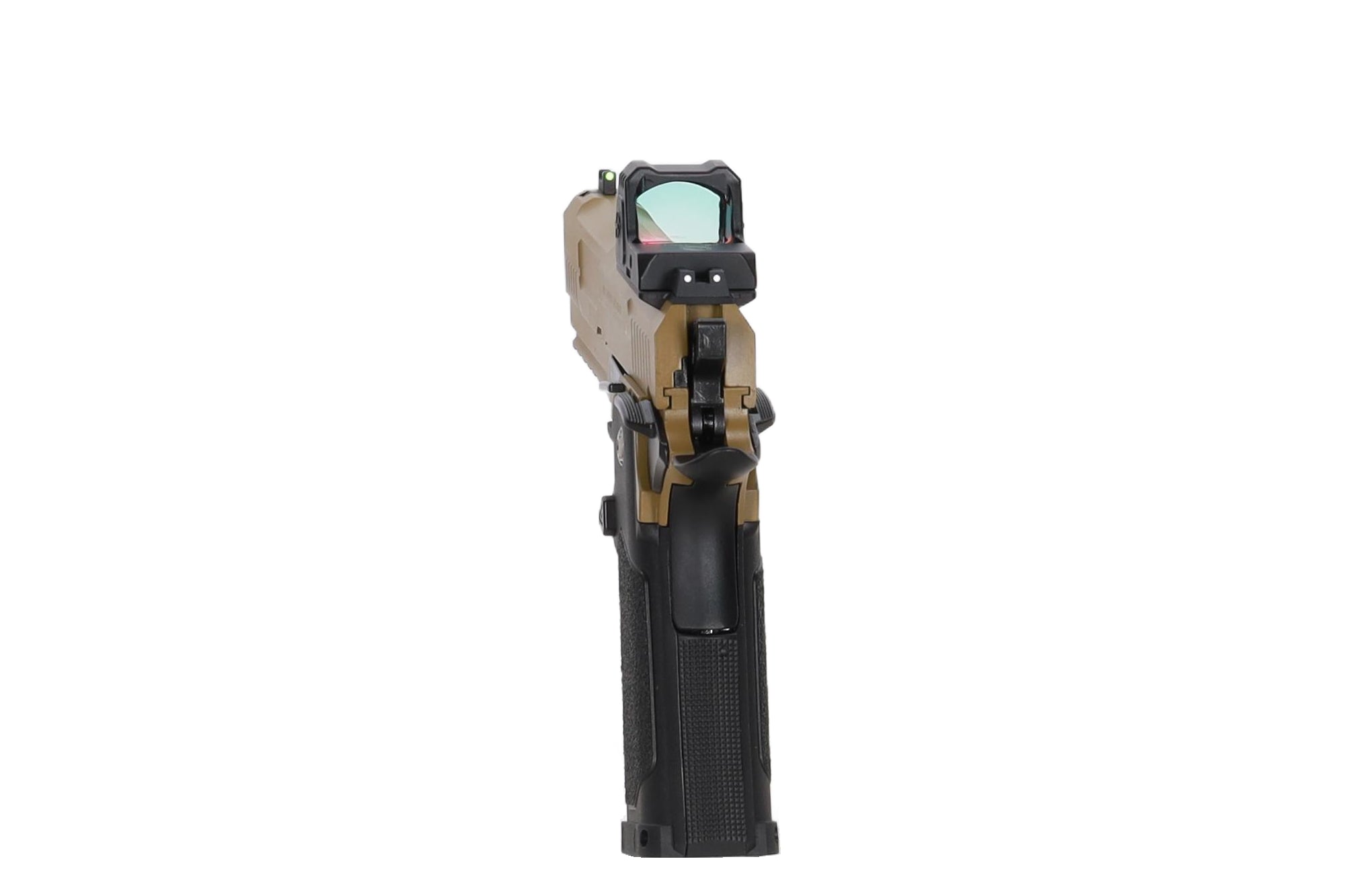 Vanguard 5" Hi-Capa GBB + red dot Half-Tan