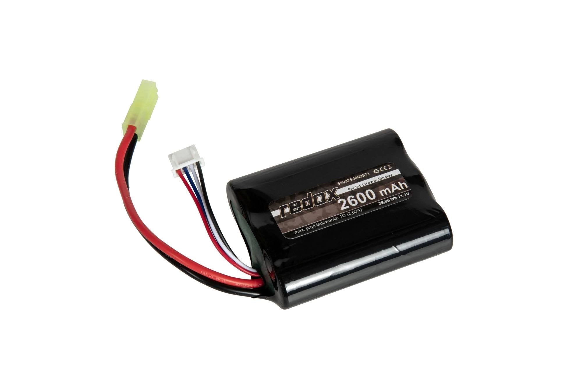Redox ASG Li-Ion 2600 mAh 11,1V MINI TAMIYA