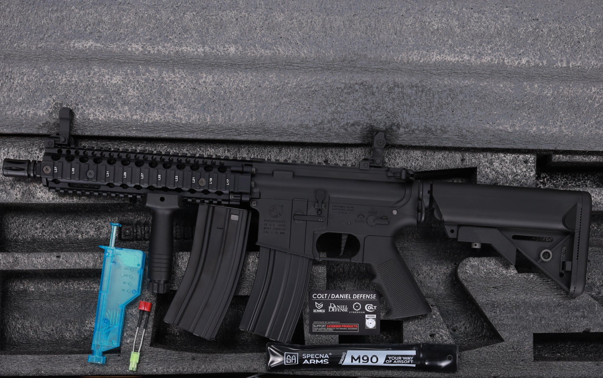 Colt x Daniel Defense MK18 SA-E19 EDGE Gen.2 AEG Assault Rifle 10.5" – Black-13
