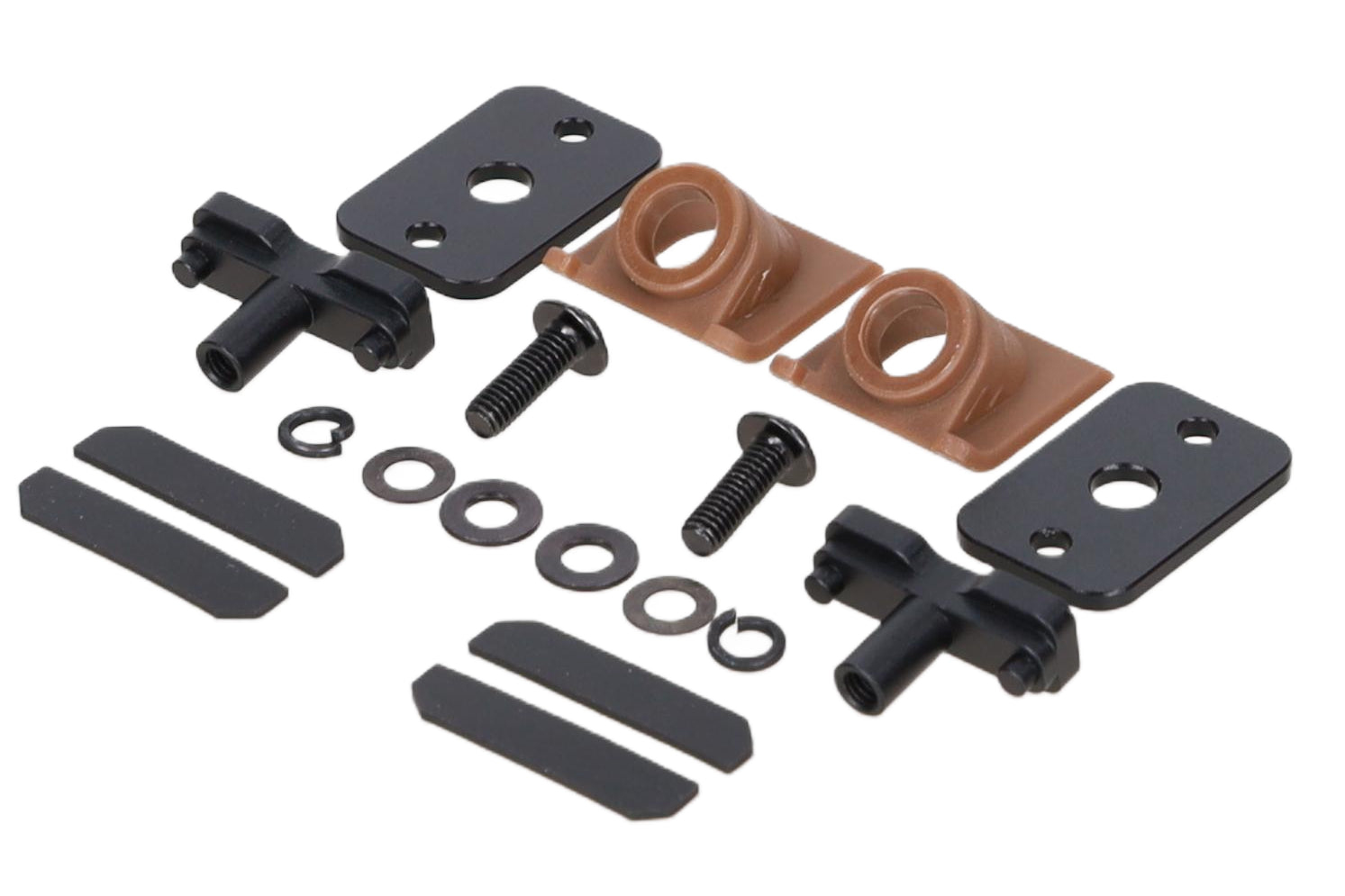 Earmor M16A-TW Rail Adapters for M31/M32+ Headphones - Coyote Brown-7