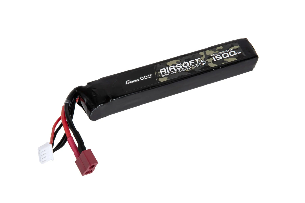 GensAce Li-Po 1500mAh 3S1P 11.1V 25C Battery