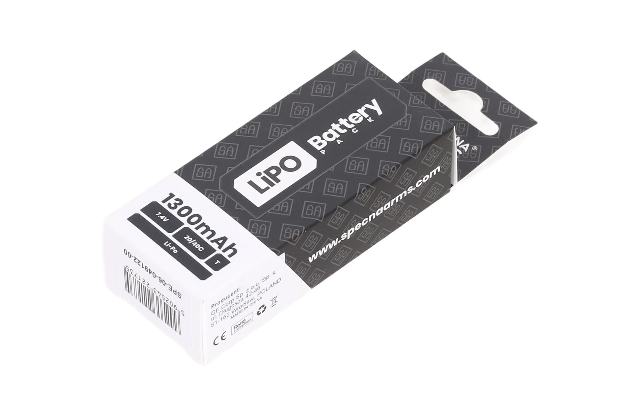 Specna Arms LiPo battery 7.4V 1300mAh 20/40C PEQ Tamiya mini-1