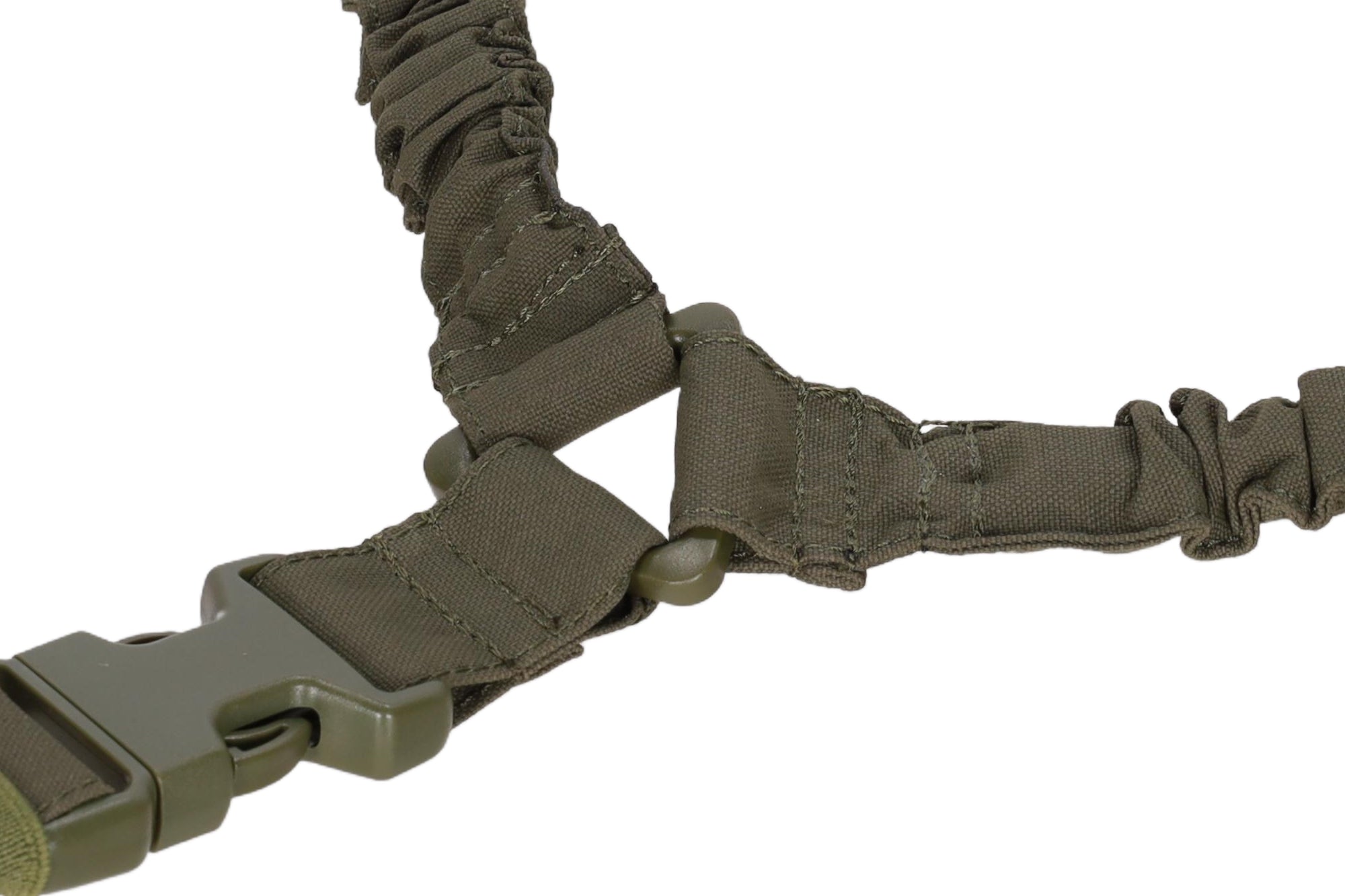 SaTac Bungee Type 1 Olive Carry Strap 1 Point Belt With Elastic Inserts For Comfort