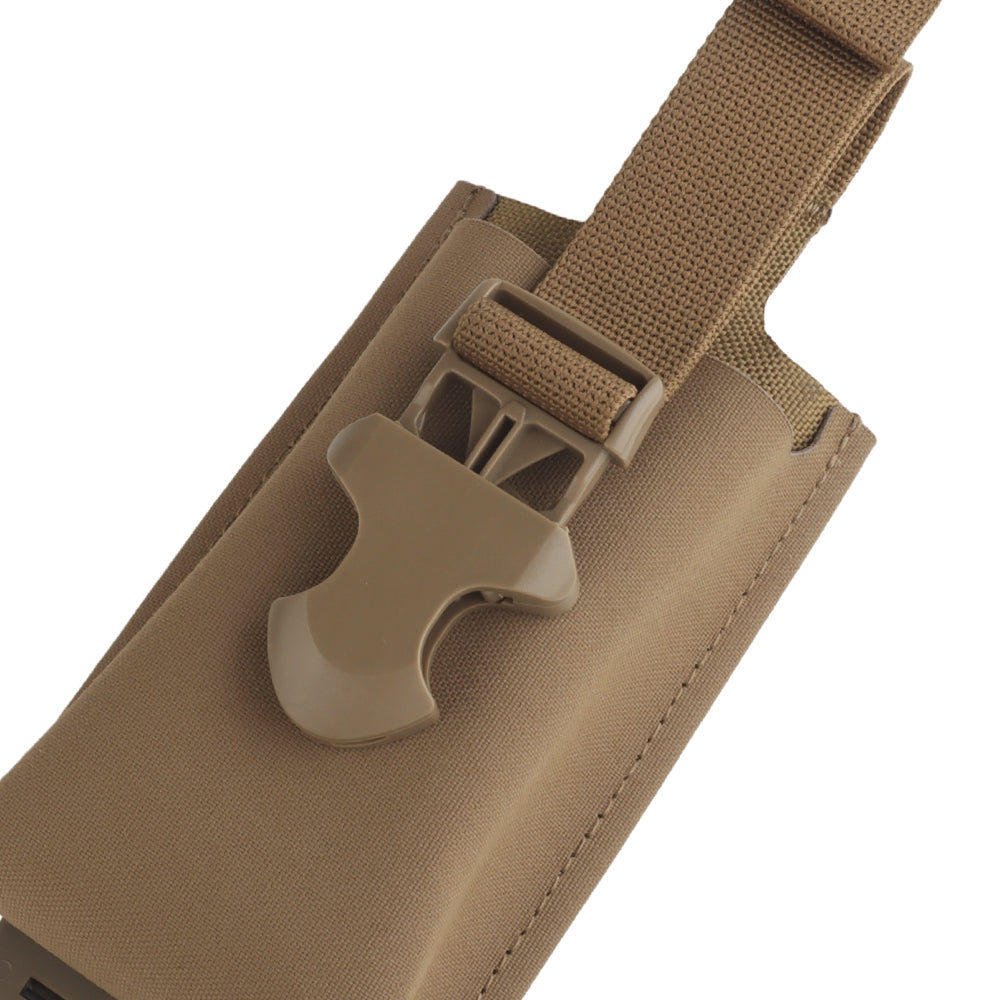 Wosport magazine pouch Webbing Single Mag Pouch Coyote Brown-6