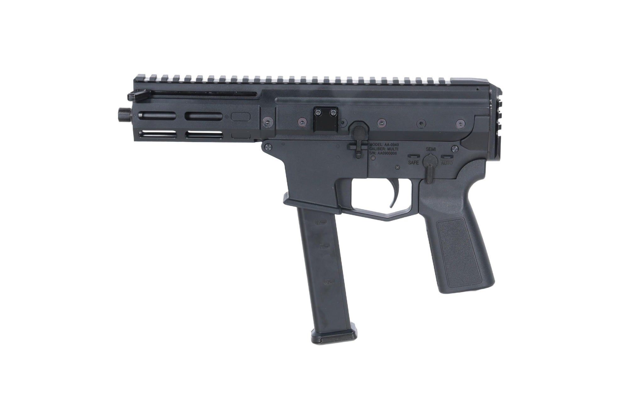 Lambda Defence x Angstadt Arms airsoft machine pistol MDP-9 Black-9