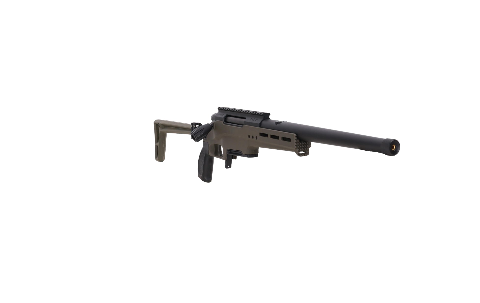 Silverback TAC-41LL-S Bolt-Action Sniper Rifle Folding Stock - Olive-9