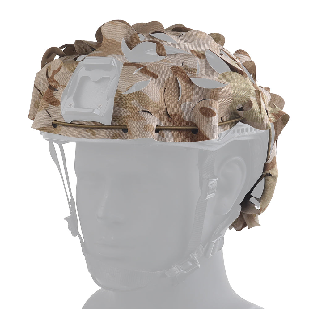 Universal helmet masking Laser Cut Cover Multicam Arid