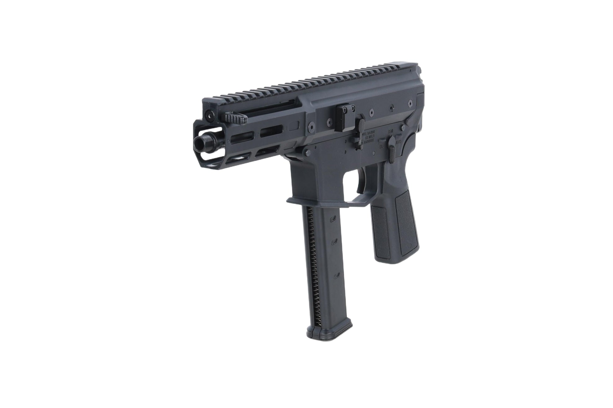 Lambda Defence x Angstadt Arms airsoft machine pistol MDP-9 Black-10