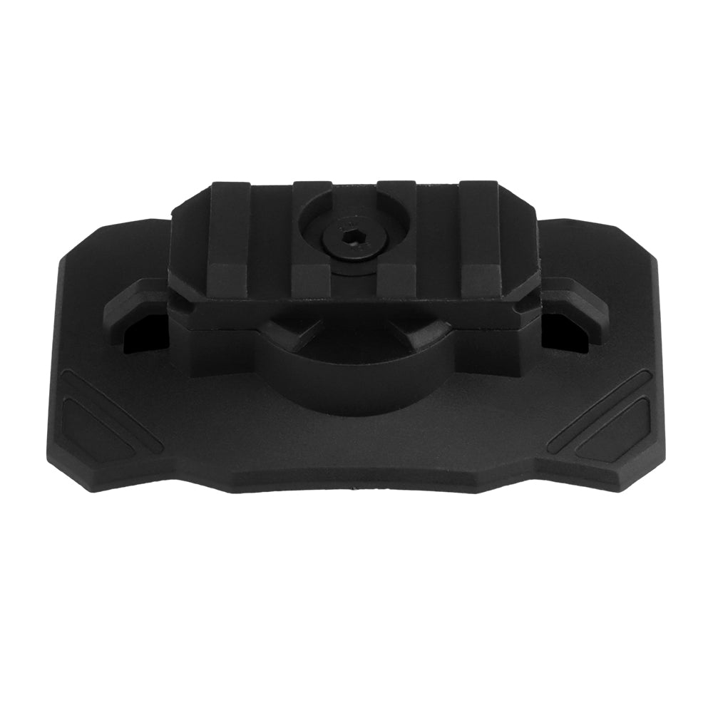 Universal flashlight mount for helmet Black