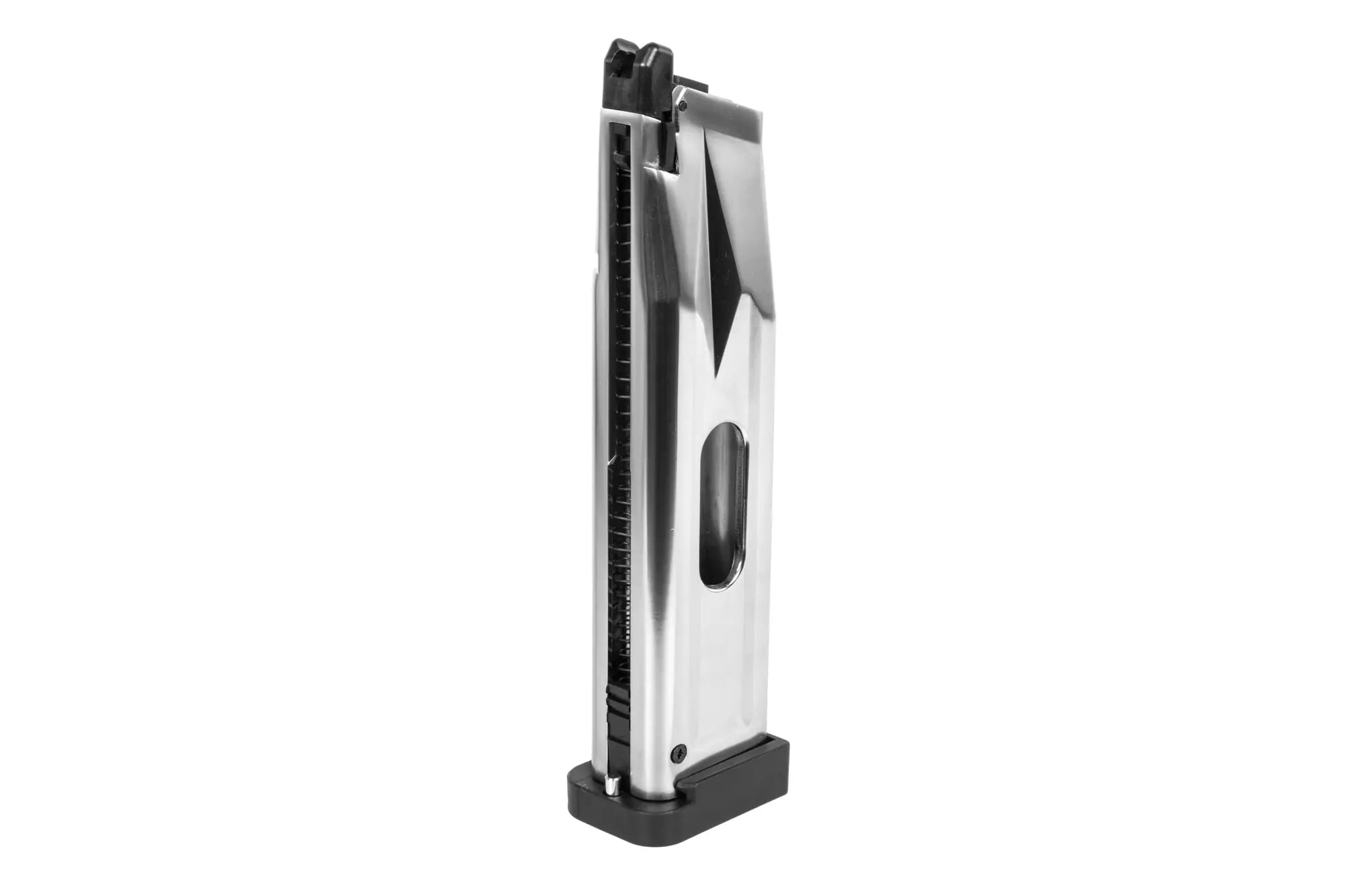 30 BBs CO2 magazine for Hi-Capa QB | Black/Silver