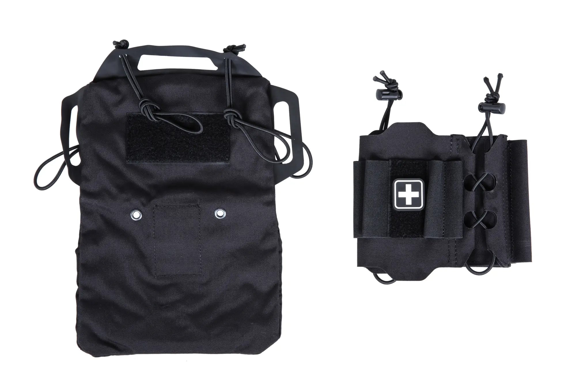 Tactical tear-off first aid kit with Velcro Wosport Black-2