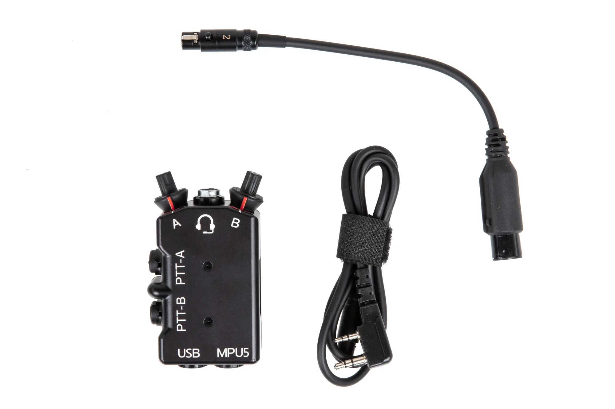 Double PTT button FMA FCS-DUAL Black-1