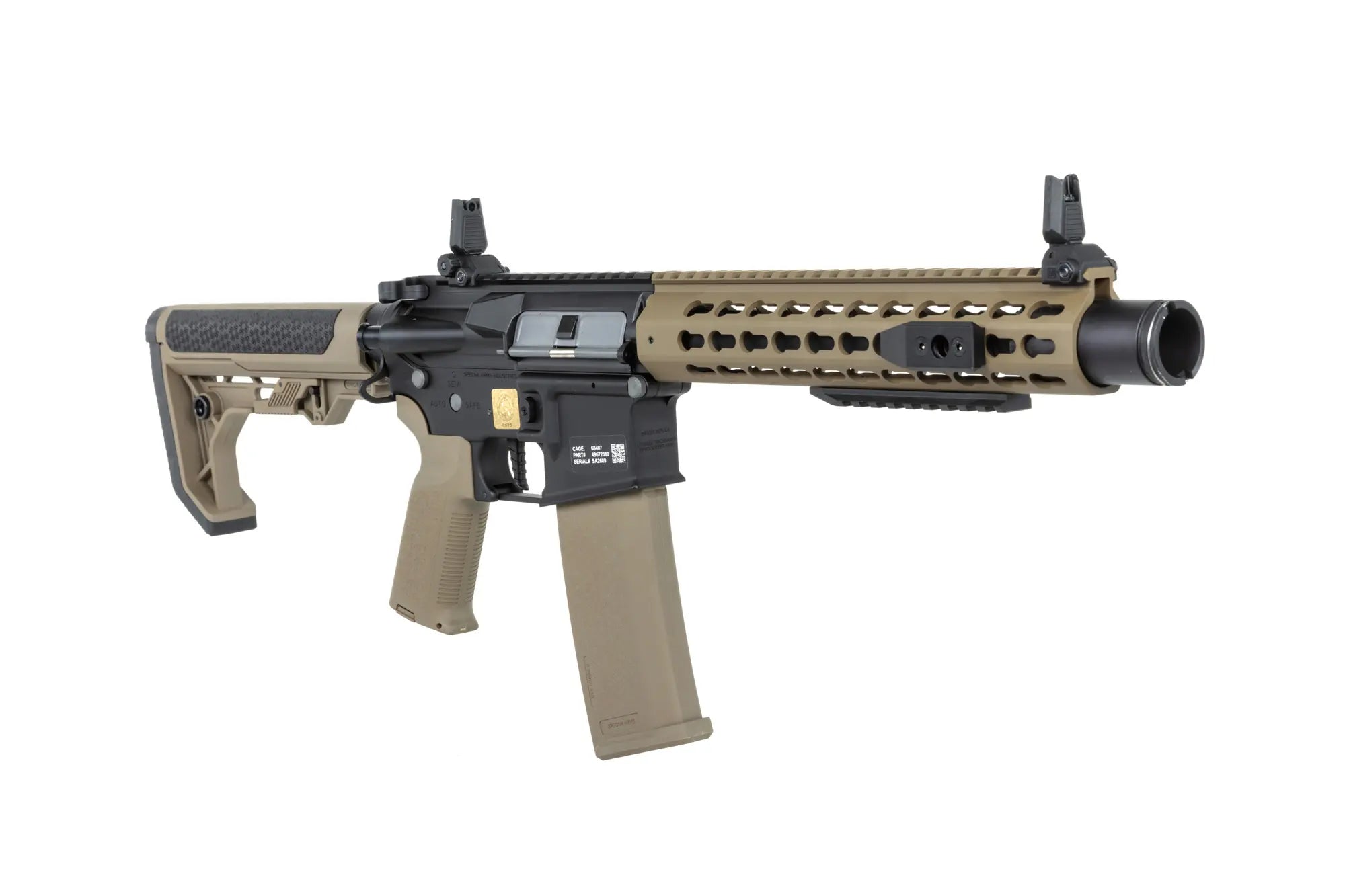 RRA SA-P07 PRIME HAL ETU Light Ops Stock Airsoft Replica High Torque Half-Tan Version
