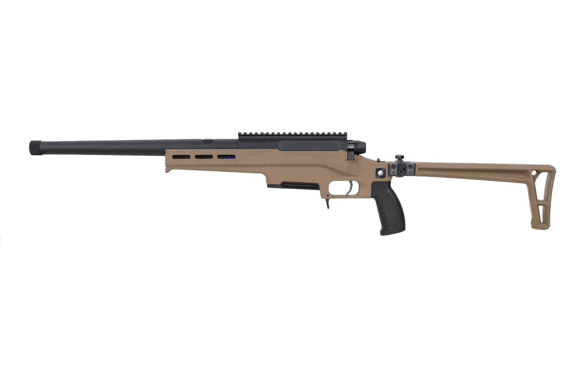 Silverback TAC-41LL-S Bolt-Action Sniper Rifle Folding Stock FDE-7
