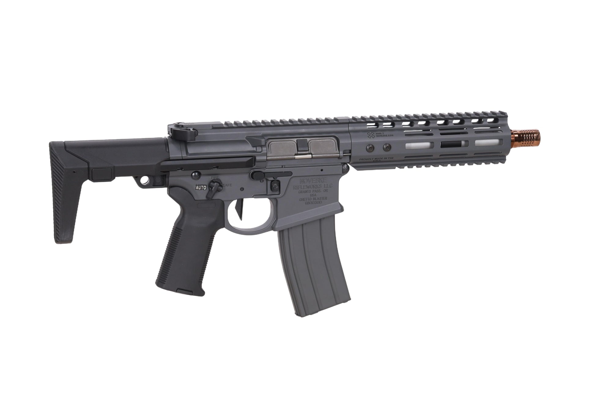 GBBR Noveske Ghetto Blaster NHR-7 7.94" MWS Gen.2 Grey