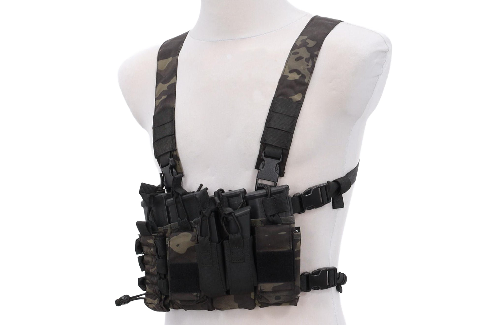 Specna Arms Tactical Adaptive Chest Rig Vest MC Black-4
