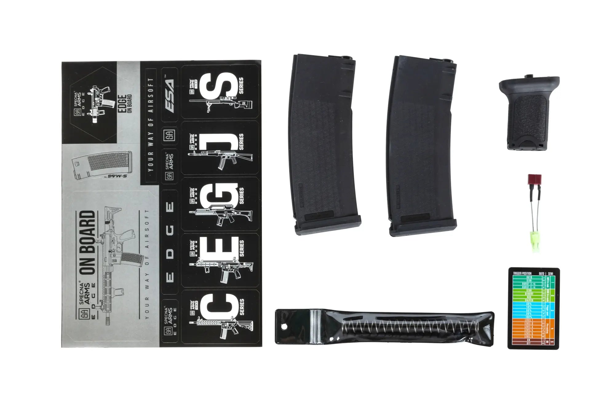 RRA SA-E25 HAL ETU Chaos Bronze Airsoft Replica with orange flash hider