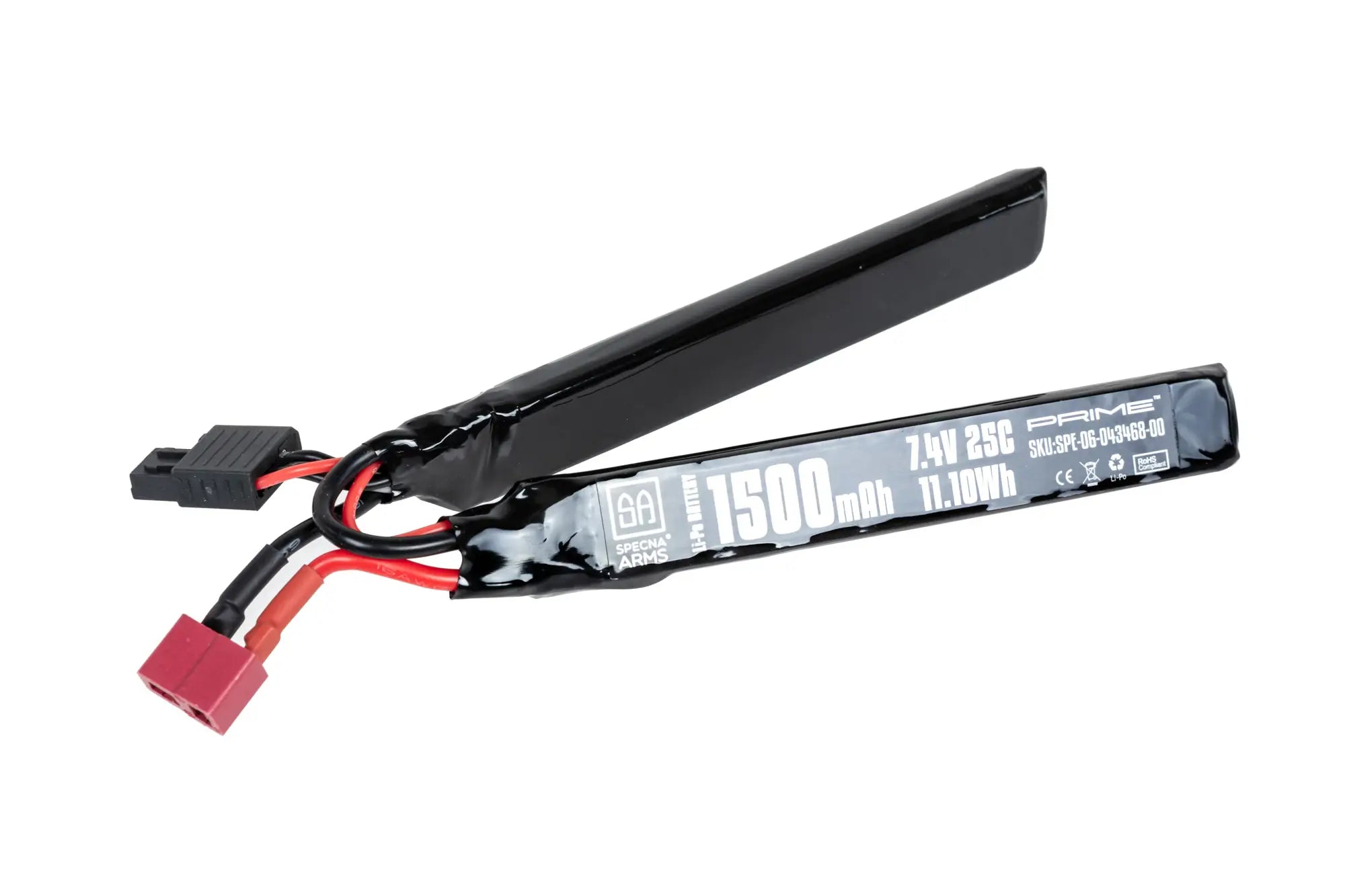 LiPo Battery 1500 mAh 25C 2-modules 2S1P 7.4V T-Deans G-Tech