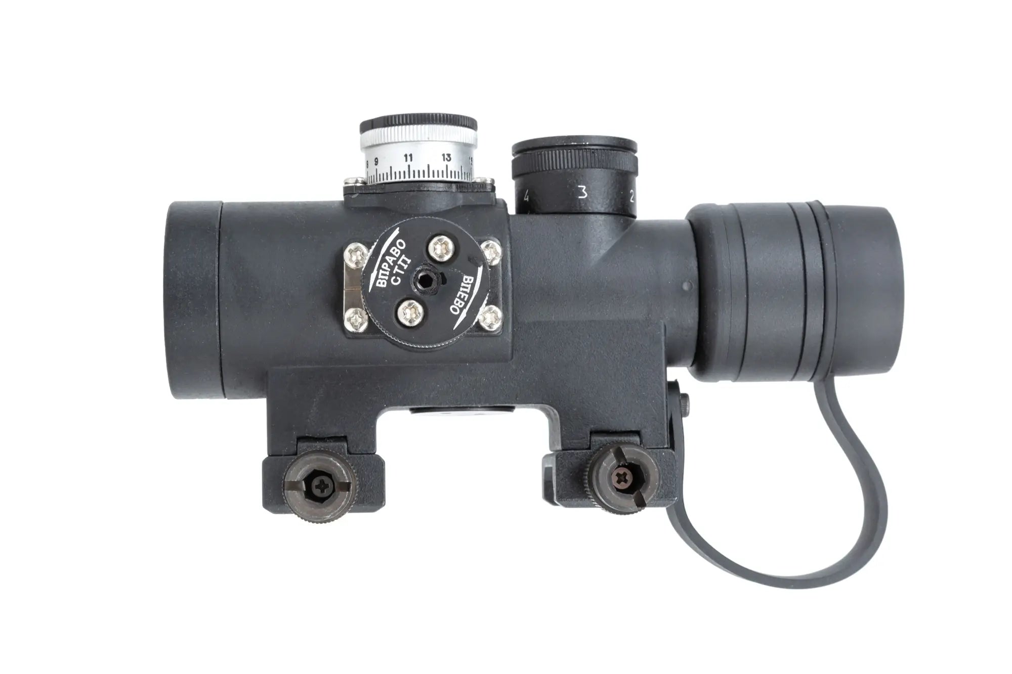 JJ Airsoft PK-A red dot sight with Weaver mount Black-2