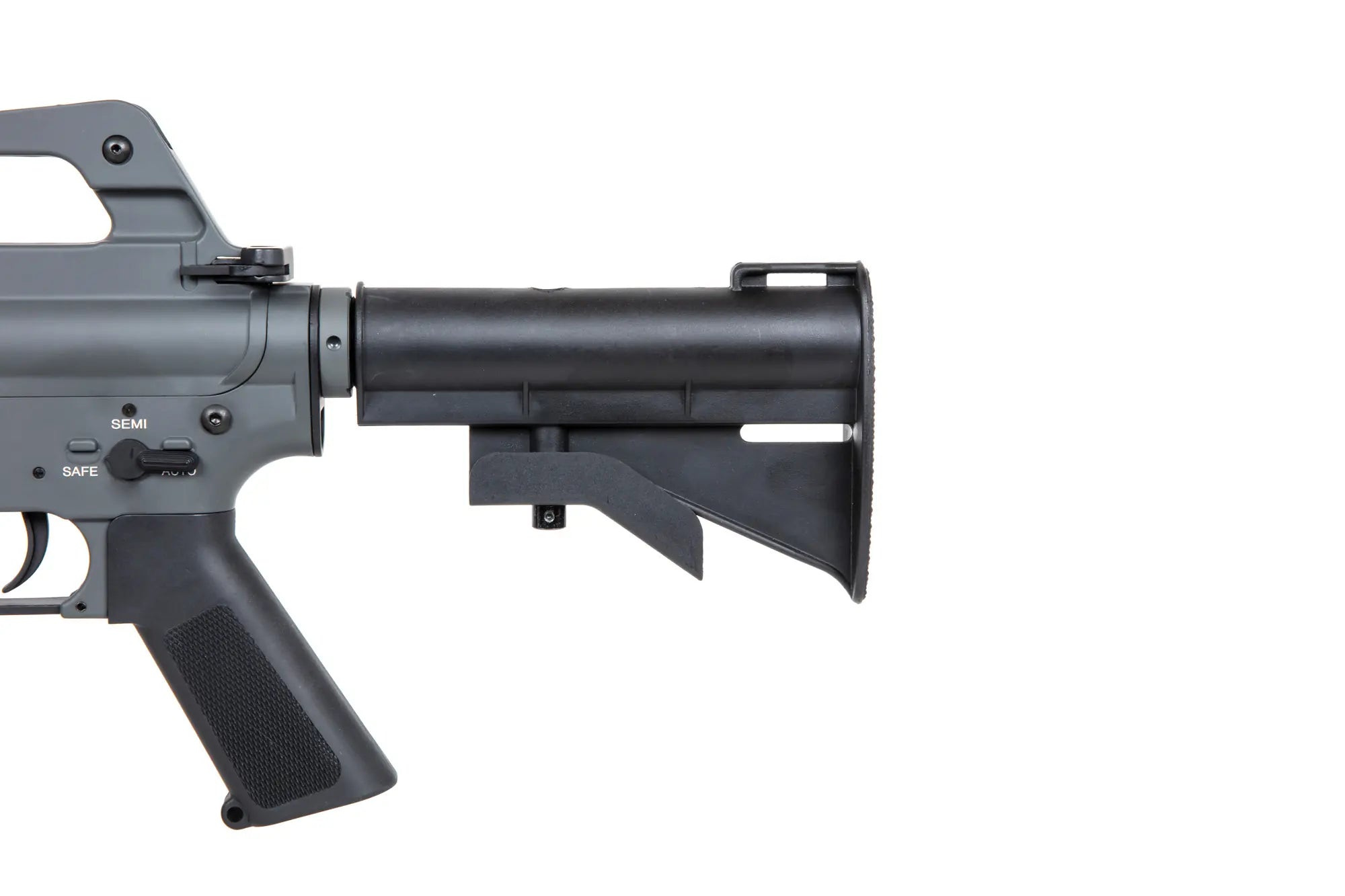 XM177 + M203 airsoft grenade launcher (EC-704) Grey