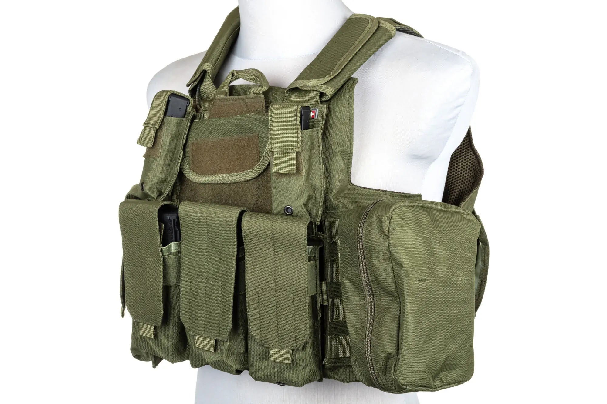 Cybergun Swiss Arms CIRAS Tactical Vest Olive-3