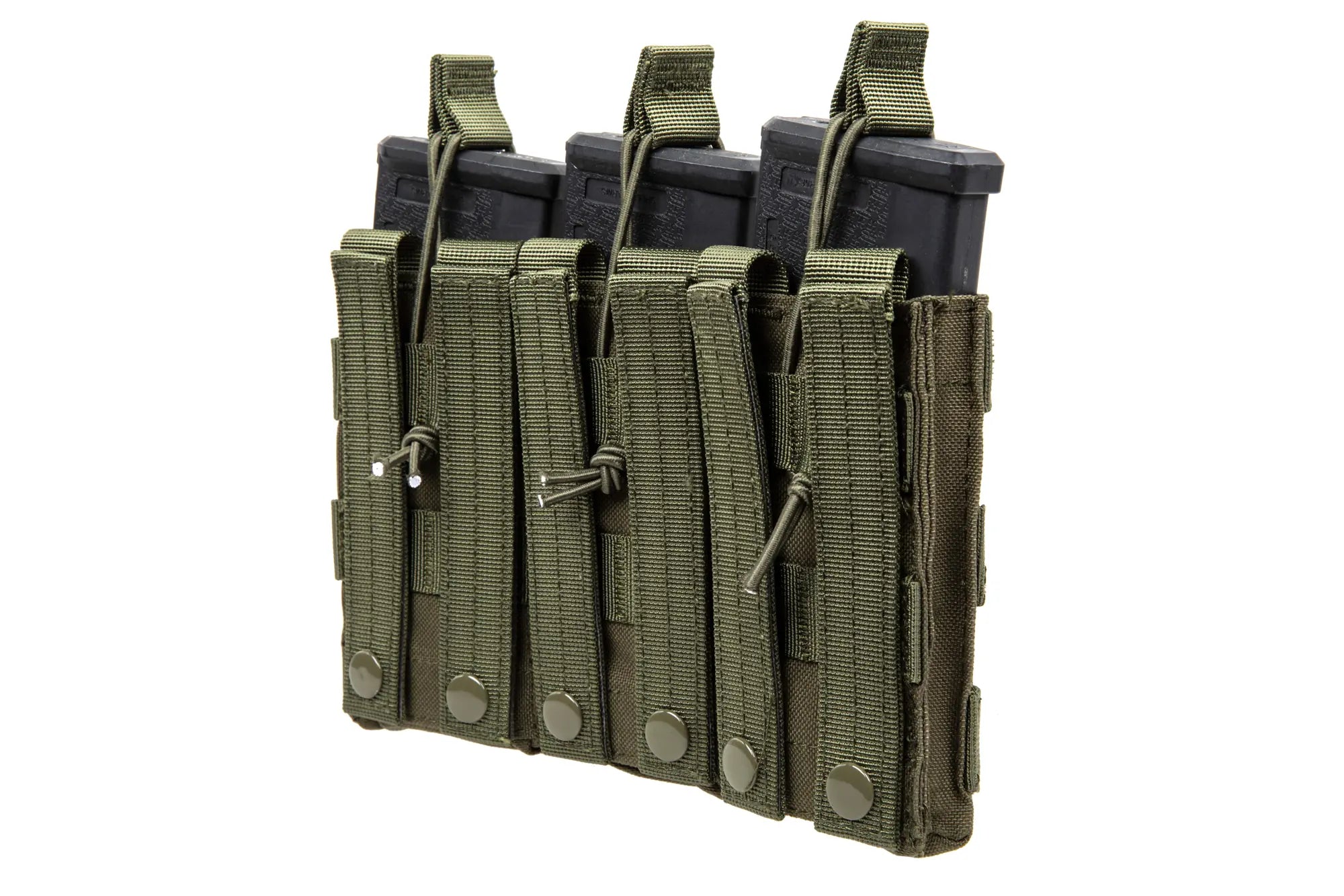 Triple open type pouch M4 magazines Olive