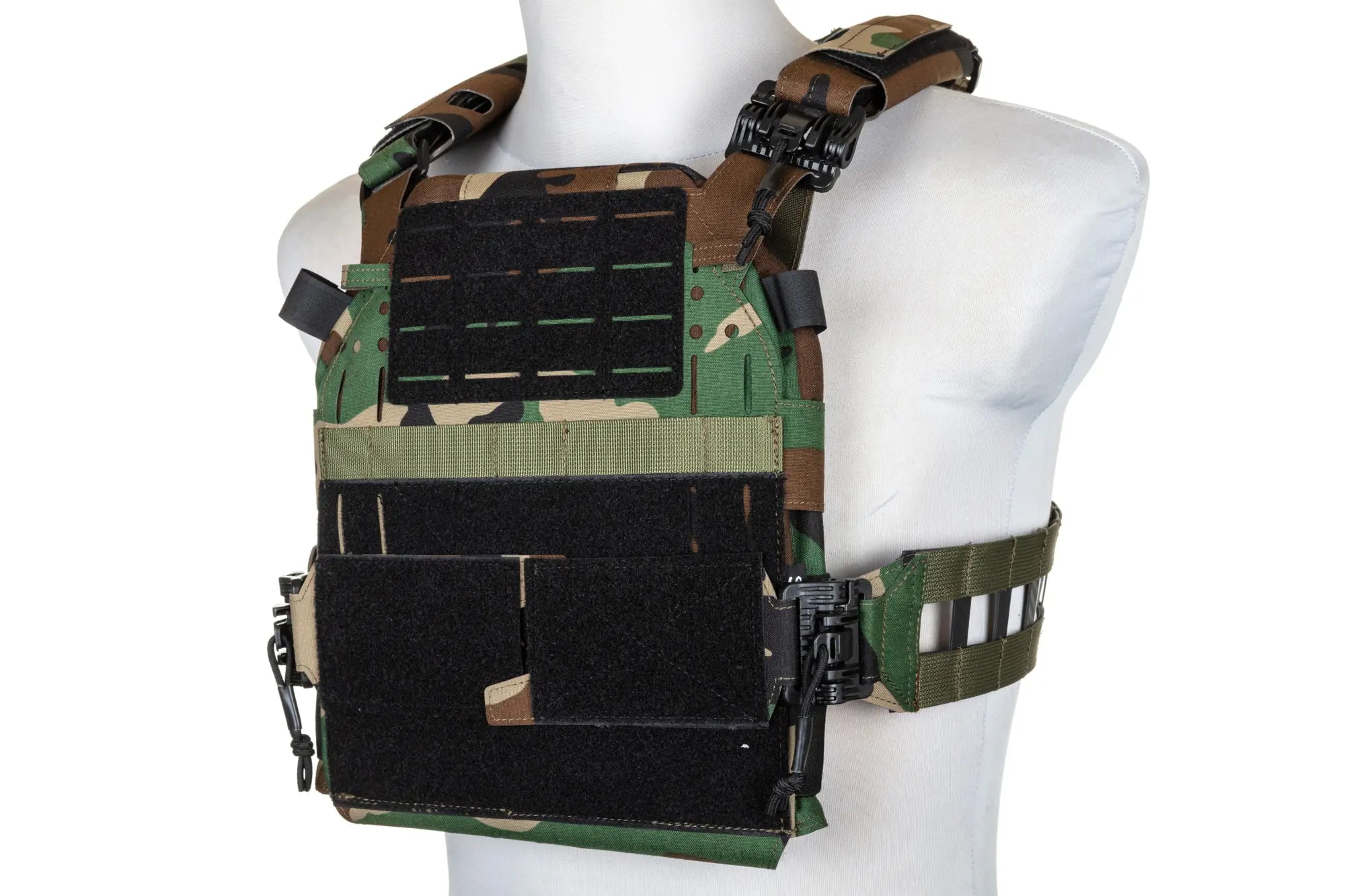 QR III Plate Carrier Vest Woodland