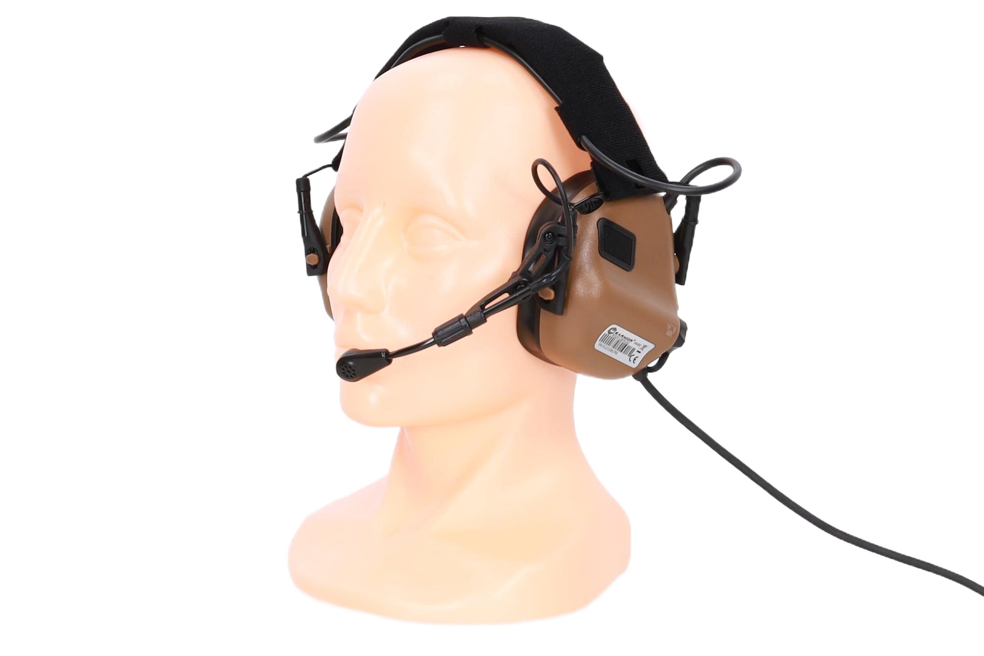 Earmor M32X Plus Active Hearing Protectors - Coyote Brown-9