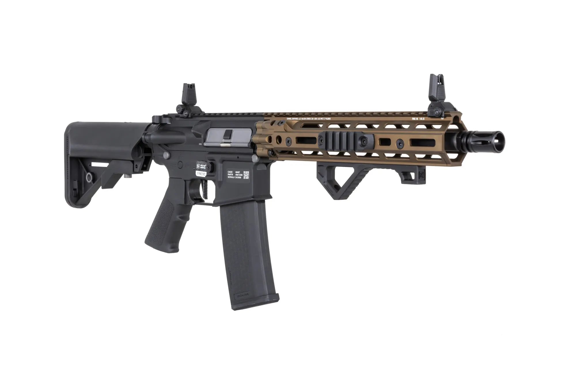 Specna Arms Daniel Defense® RIS III 10.5'' SA-C27 CORE™ HAL ETU™ Gen.2 Chaos Bronze airsoft Carbine-15
