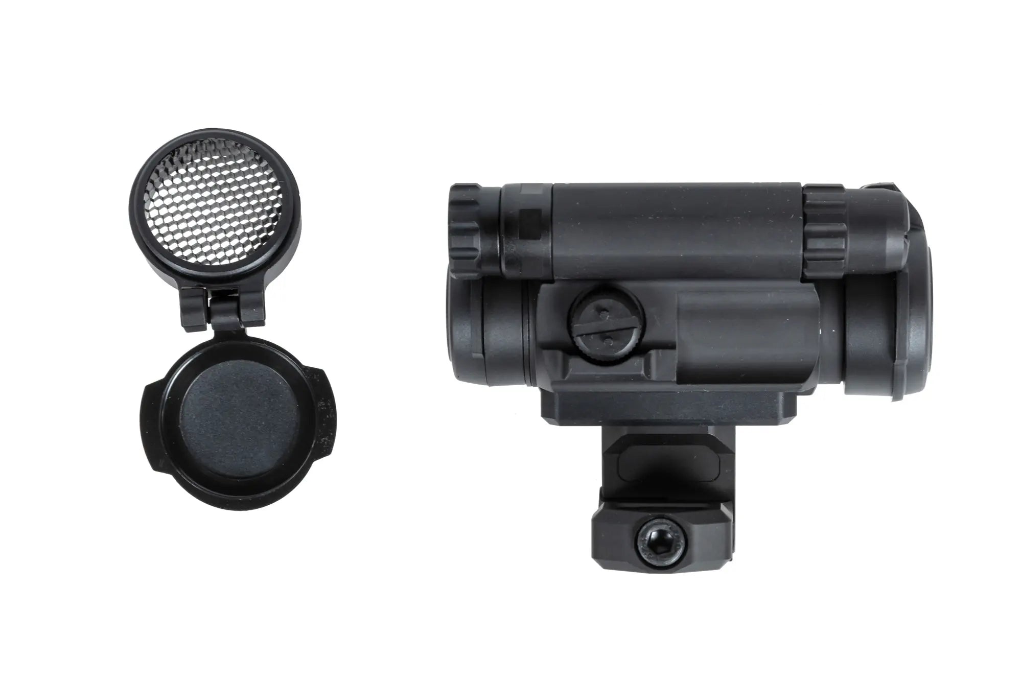 JJ Airsoft M5 red dot sight with adjustable mount Black