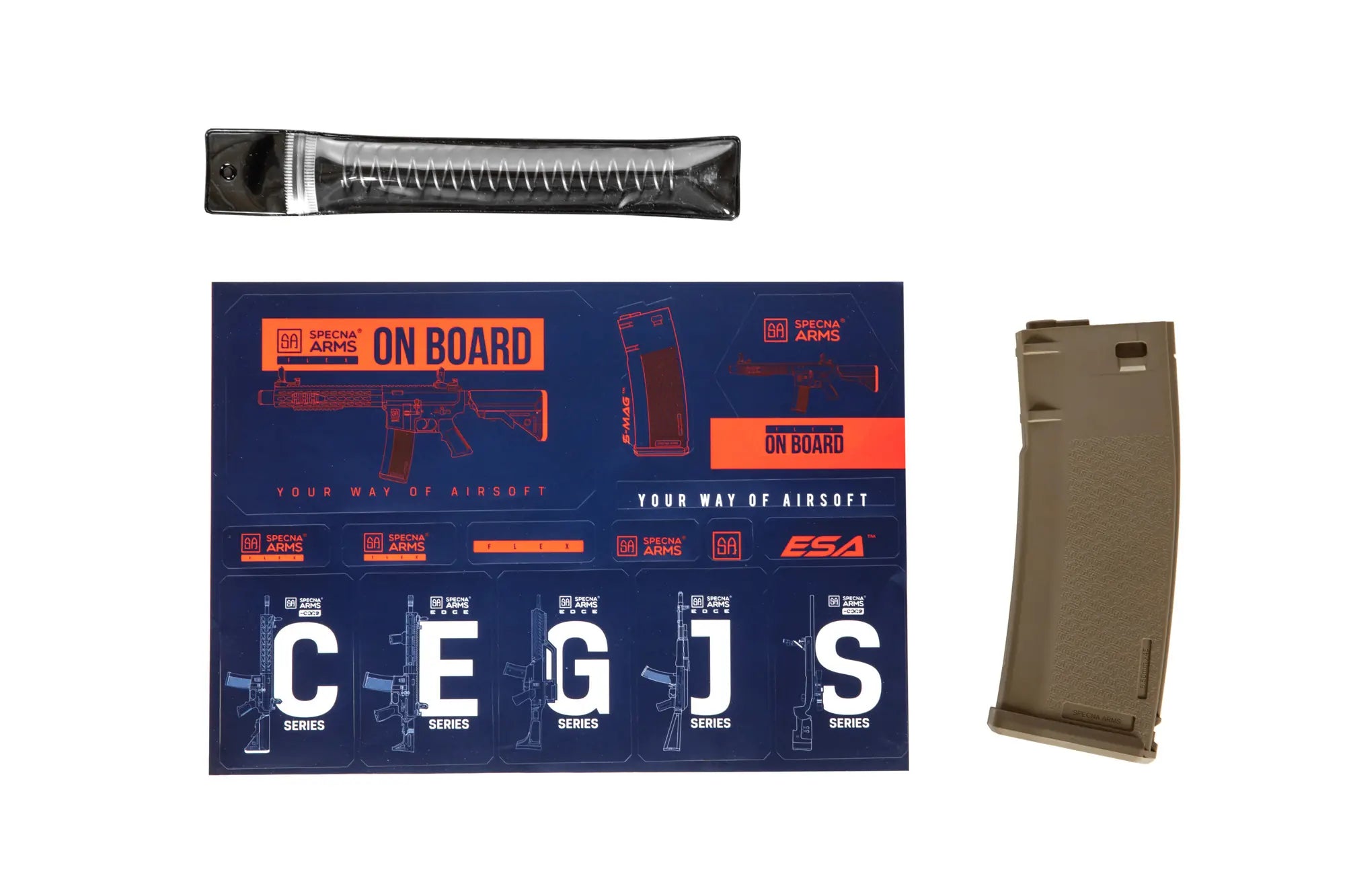 M4 airsoft SA-F03 FLEX GATE X-ASR 1.14 Joule Half-Tan ASG Rifle