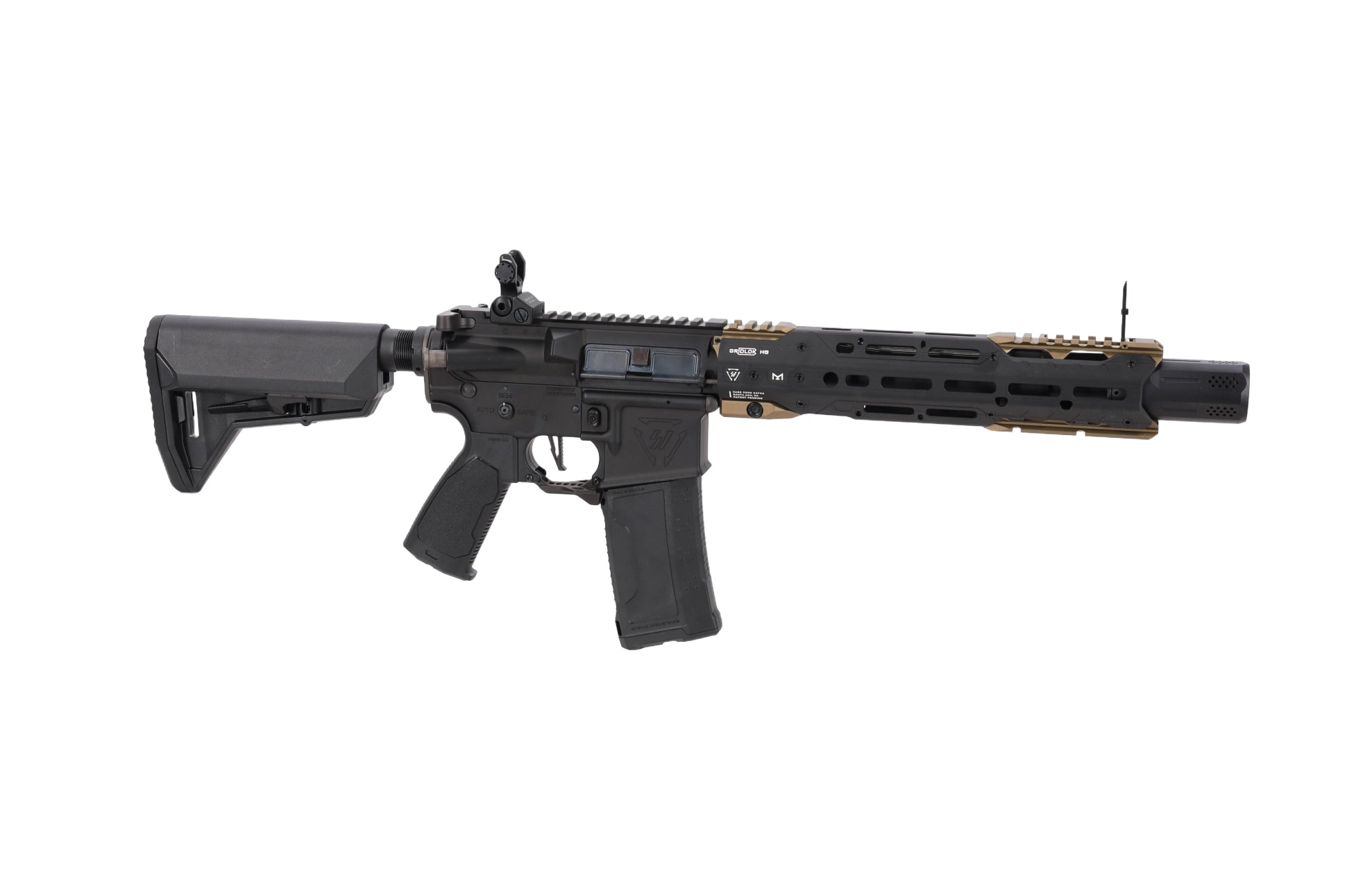 King Arms x Strike Industries Sentinel GRIDLOK® 11" Aster SE ETU Flat Dark Earth airsoft Carbine-16