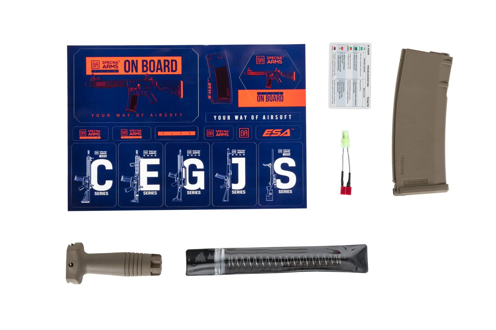 SA-F12 FLEX GATE X-ASR Gen.2 airsoft rifle Half-Tan