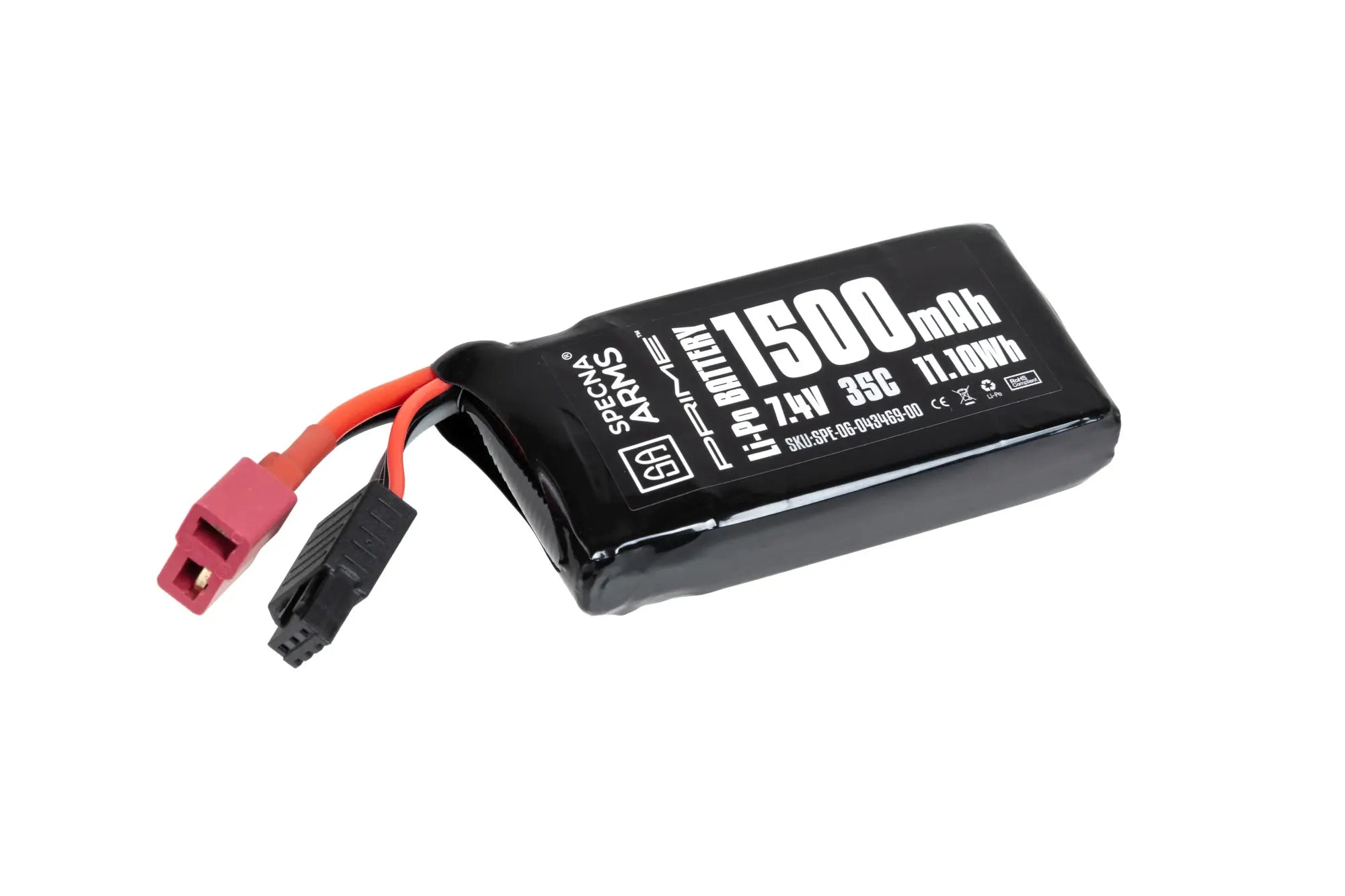 Li-Po battery 1500 mAh 35C PEQ 7.4V T-Deans G-Tech
