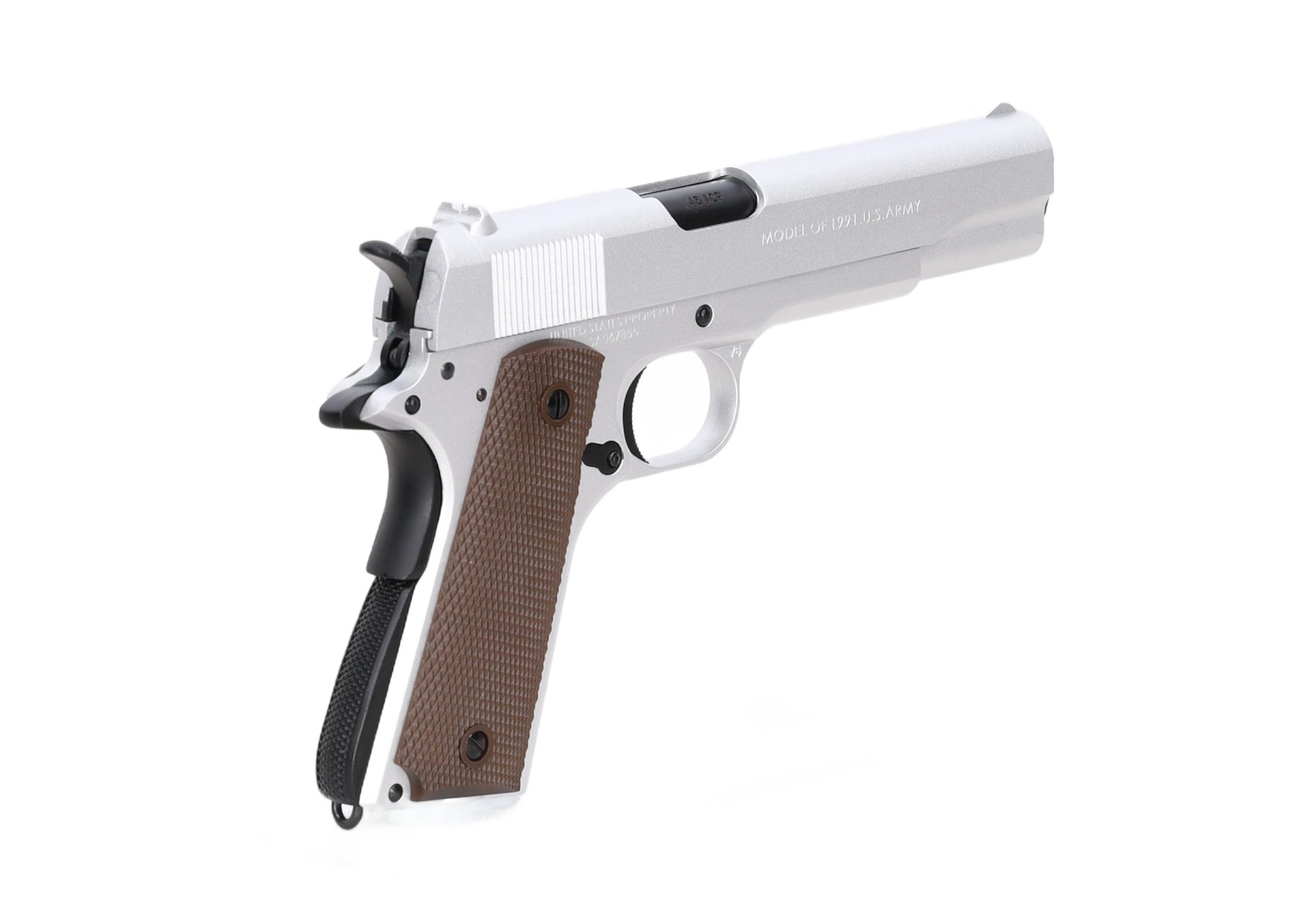 1911-A1 cal.45 gas airsoft pistol - Silver