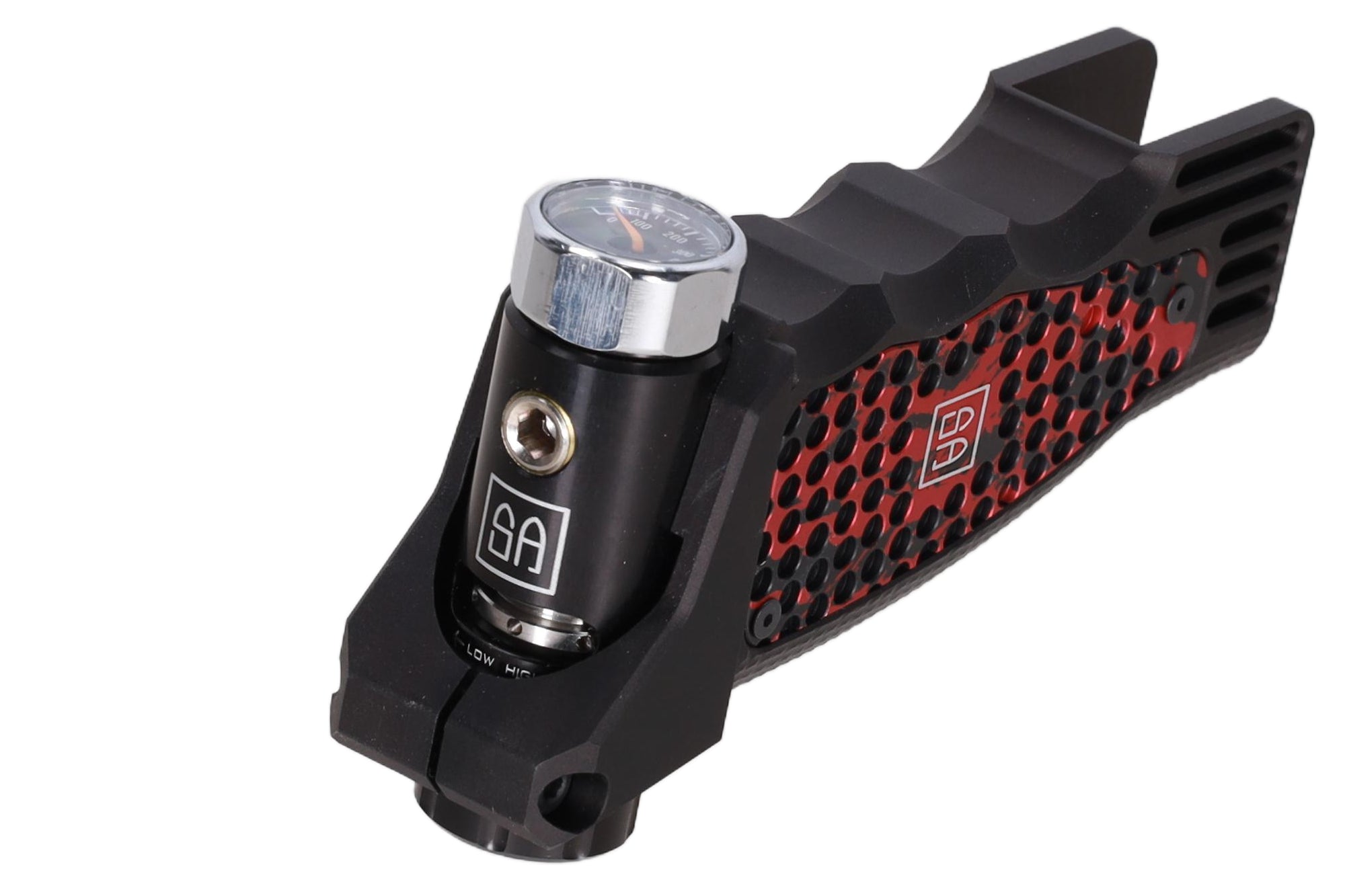 Specna Arms x Mancraft MSG Speedsoft Grip pistol grip with MMR regulator black-red-6