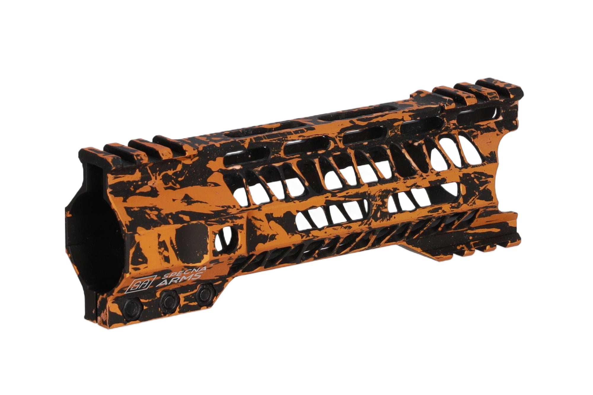 Specna Arms x Mancraft CNC Speedsoft Splash Anodised kit for M4/M16 replicas Black-Orange-7
