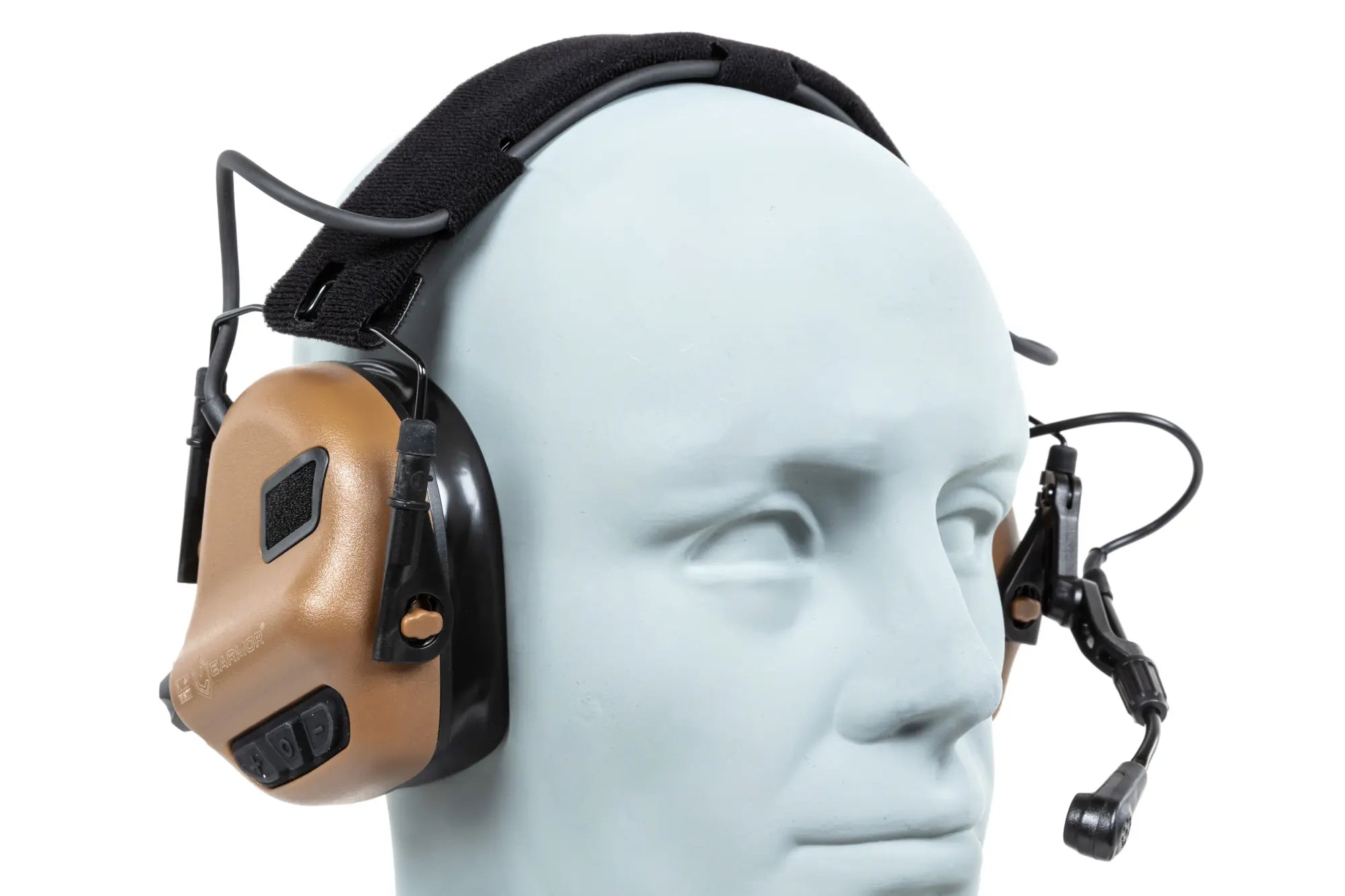 Earmor M32 Plus Active ear protectors | Coyote Brown